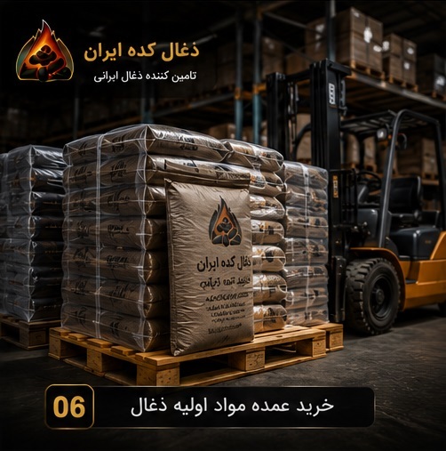خرید عمده مواد اولیه ذغال