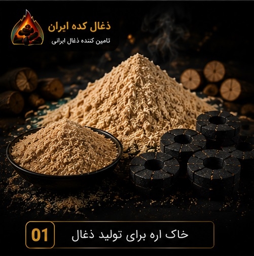 مواد اولیه تولید ذغال فشرده