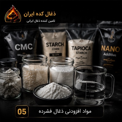 مواد افزودنی ذغال فشرده
